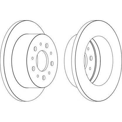 Photo Brake Disc FERODO DDF16531