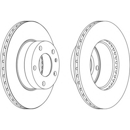 Photo Brake Disc FERODO DDF1661