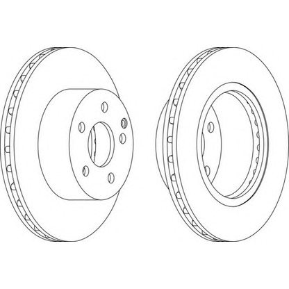 Photo Brake Disc FERODO DDF16881