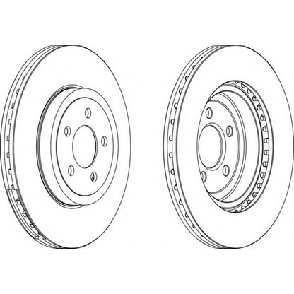 Photo Brake Disc FERODO DDF17651