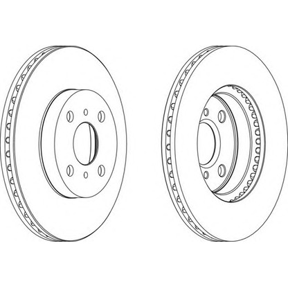 Photo Brake Disc FERODO DDF17791