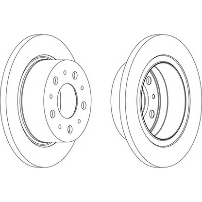 Photo Brake Disc FERODO DDF18231