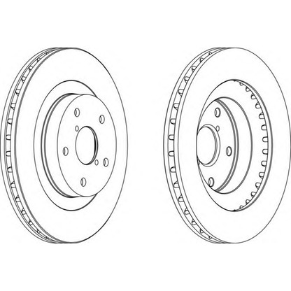 Photo Brake Disc FERODO DDF18571