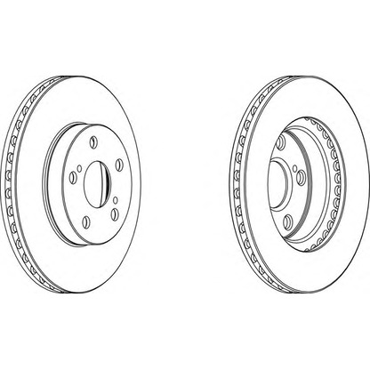 Photo Brake Disc FERODO DDF18861