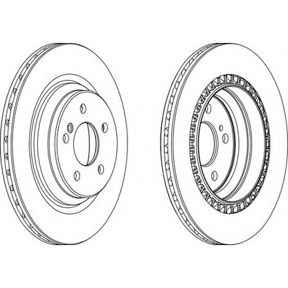 Photo Brake Disc FERODO DDF1906C1