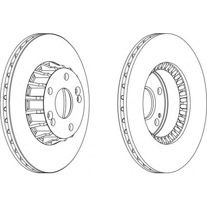 Photo Brake Disc FERODO DDF2371