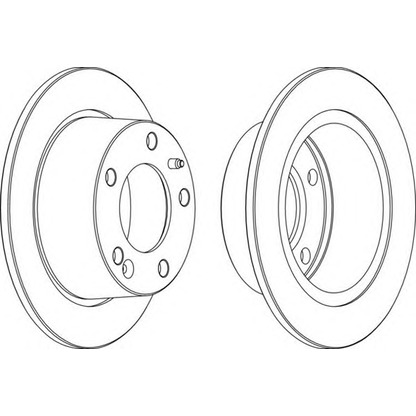 Photo Brake Disc FERODO DDF2471