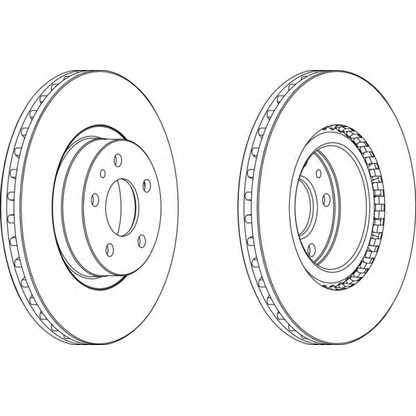Zdjęcie Tarcza hamulcowa FERODO DDF2531
