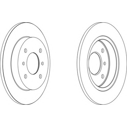 Photo Brake Disc FERODO DDF267C1