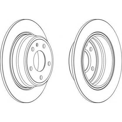 Photo Brake Disc FERODO DDF3261