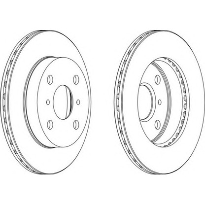 Foto Disco  freno FERODO DDF3501