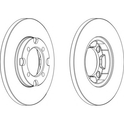 Photo Brake Disc FERODO DDF3761