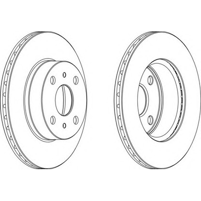 Photo Brake Disc FERODO DDF4071