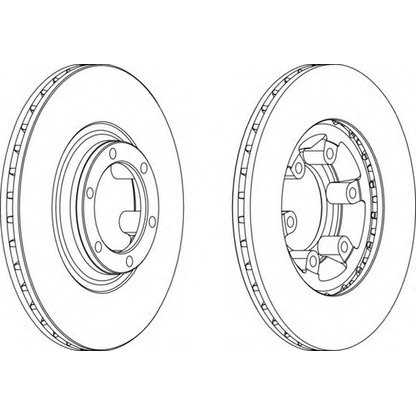 Фото Тормозной диск FERODO DDF4601