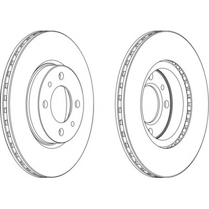 Photo Brake Disc FERODO DDF5211