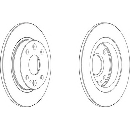 Фото Тормозной диск FERODO DDF5251