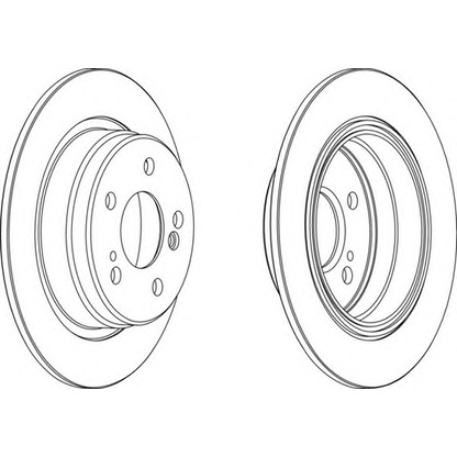 Zdjęcie Tarcza hamulcowa FERODO DDF5481