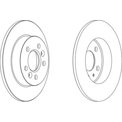 Zdjęcie Tarcza hamulcowa FERODO DDF5561