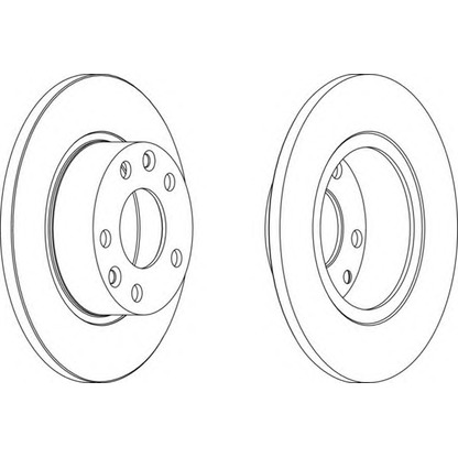 Photo Brake Disc FERODO DDF5571