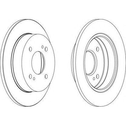 Photo Brake Disc FERODO DDF6591