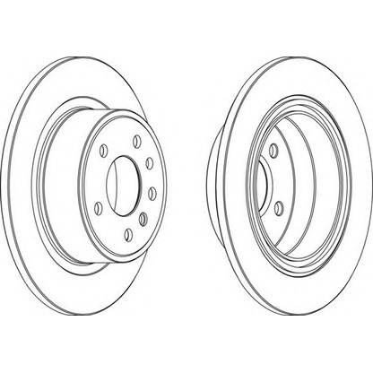 Photo Brake Disc FERODO DDF6981