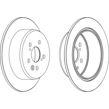 Zdjęcie Tarcza hamulcowa FERODO DDF7051