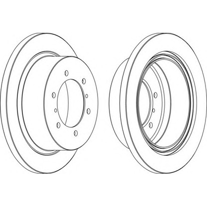 Фото Тормозной диск FERODO DDF7151