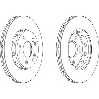 Photo Brake Disc FERODO DDF7281