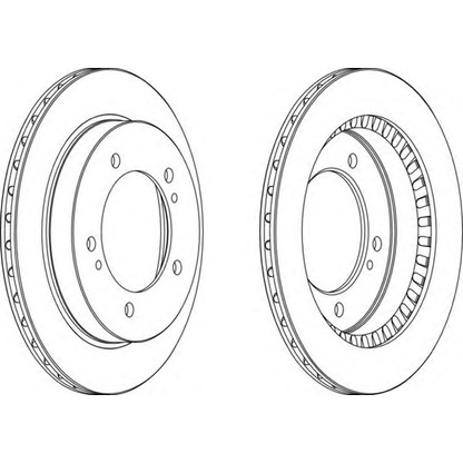 Zdjęcie Tarcza hamulcowa FERODO DDF7461