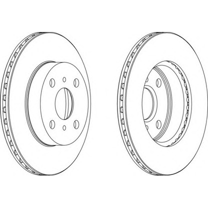 Photo Brake Disc FERODO DDF7751