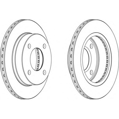 Photo Brake Disc FERODO DDF8071