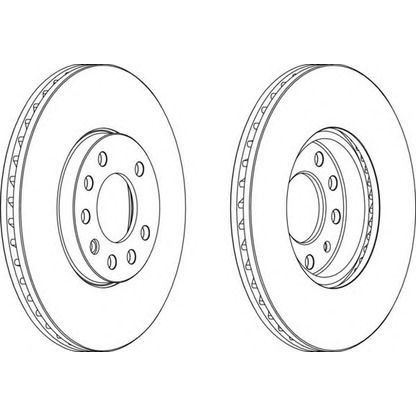 Фото Тормозной диск FERODO DDF810C1