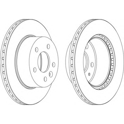 Photo Brake Disc FERODO DDF8601