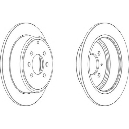 Zdjęcie Tarcza hamulcowa FERODO DDF8691