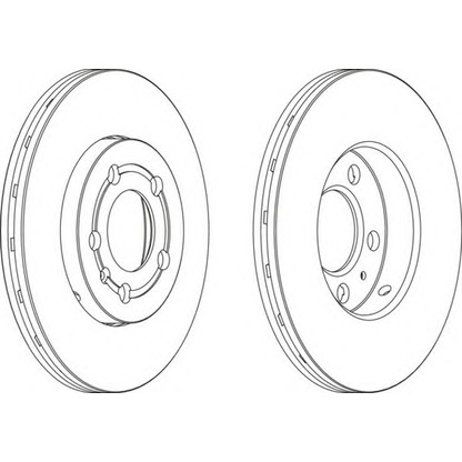 Photo Brake Disc FERODO DDF9271