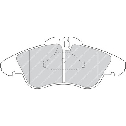 Photo Brake Pad Set, disc brake FERODO FDB1038