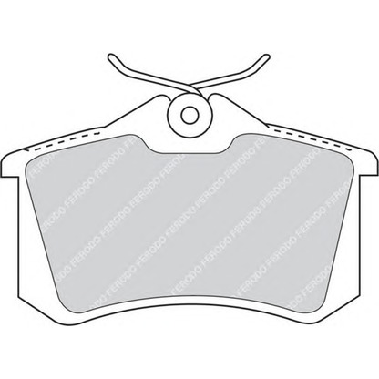 Photo Brake Pad Set, disc brake FERODO FDB1083