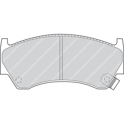 Photo Brake Pad Set, disc brake FERODO FDB1091