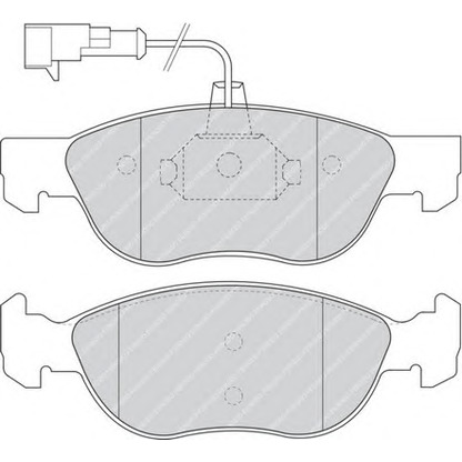 Photo Brake Pad Set, disc brake FERODO FDB1137