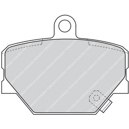 Photo Brake Pad Set, disc brake FERODO FDB1162