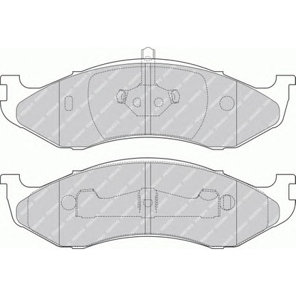 Photo Brake Pad Set, disc brake FERODO FDB1267