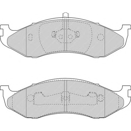 Photo Brake Pad Set, disc brake FERODO FDB1267