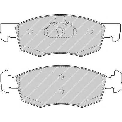 Photo Brake Pad Set, disc brake FERODO FDB1376