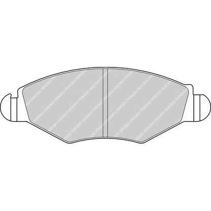 Photo Brake Pad Set, disc brake FERODO FDB1378