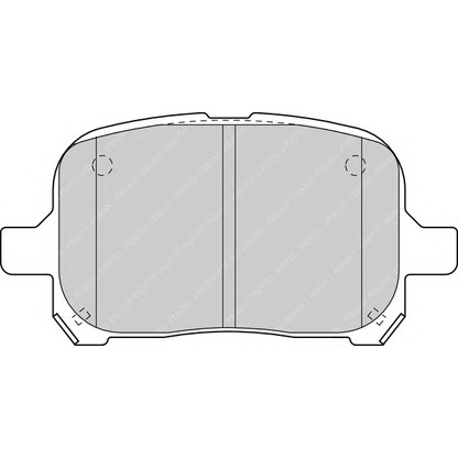 Zdjęcie Zestaw klocków hamulcowych, hamulce tarczowe FERODO FDB1437