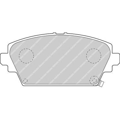 Photo Brake Pad Set, disc brake FERODO FDB1439