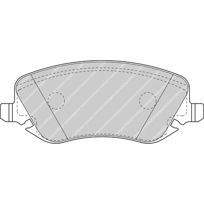 Photo Brake Pad Set, disc brake FERODO FDB1470