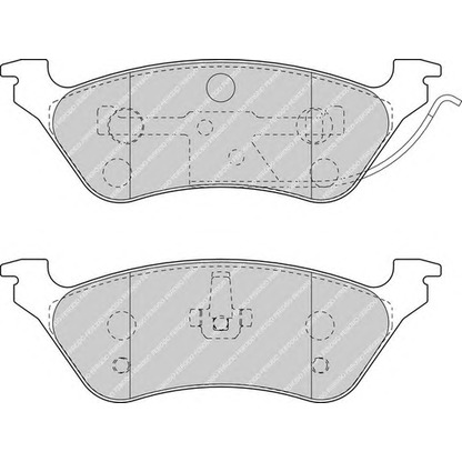 Photo Brake Pad Set, disc brake FERODO FDB1475