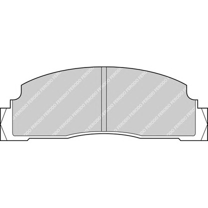Zdjęcie Zestaw klocków hamulcowych, hamulce tarczowe FERODO FDB149