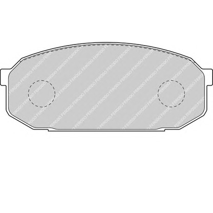 Zdjęcie Zestaw klocków hamulcowych, hamulce tarczowe FERODO FDB1503